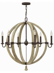 Middlefield 6-Light Spherical Chandelier